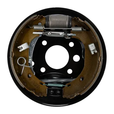 Brake kit pre-assembled on anchor plates right