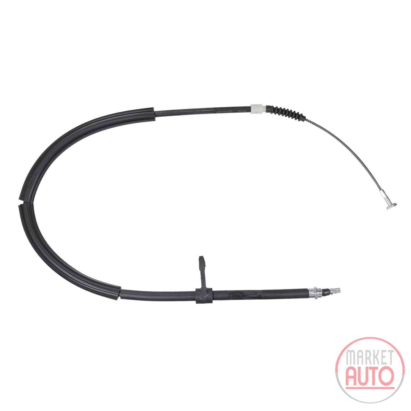 Handbrake cable right L1=1170 L2=895 mm