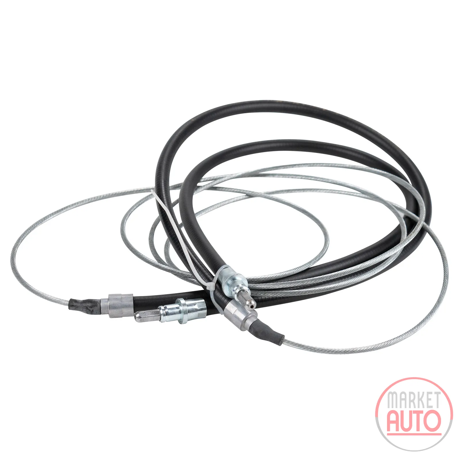 Handbrake cable ALKO axle L1=3650 L2=2 X 695 mm