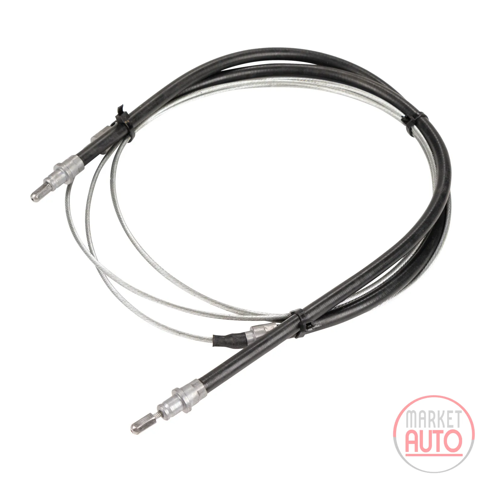 Handbrake cable ALKO axle L1=3500 L2=2 X 640 mm