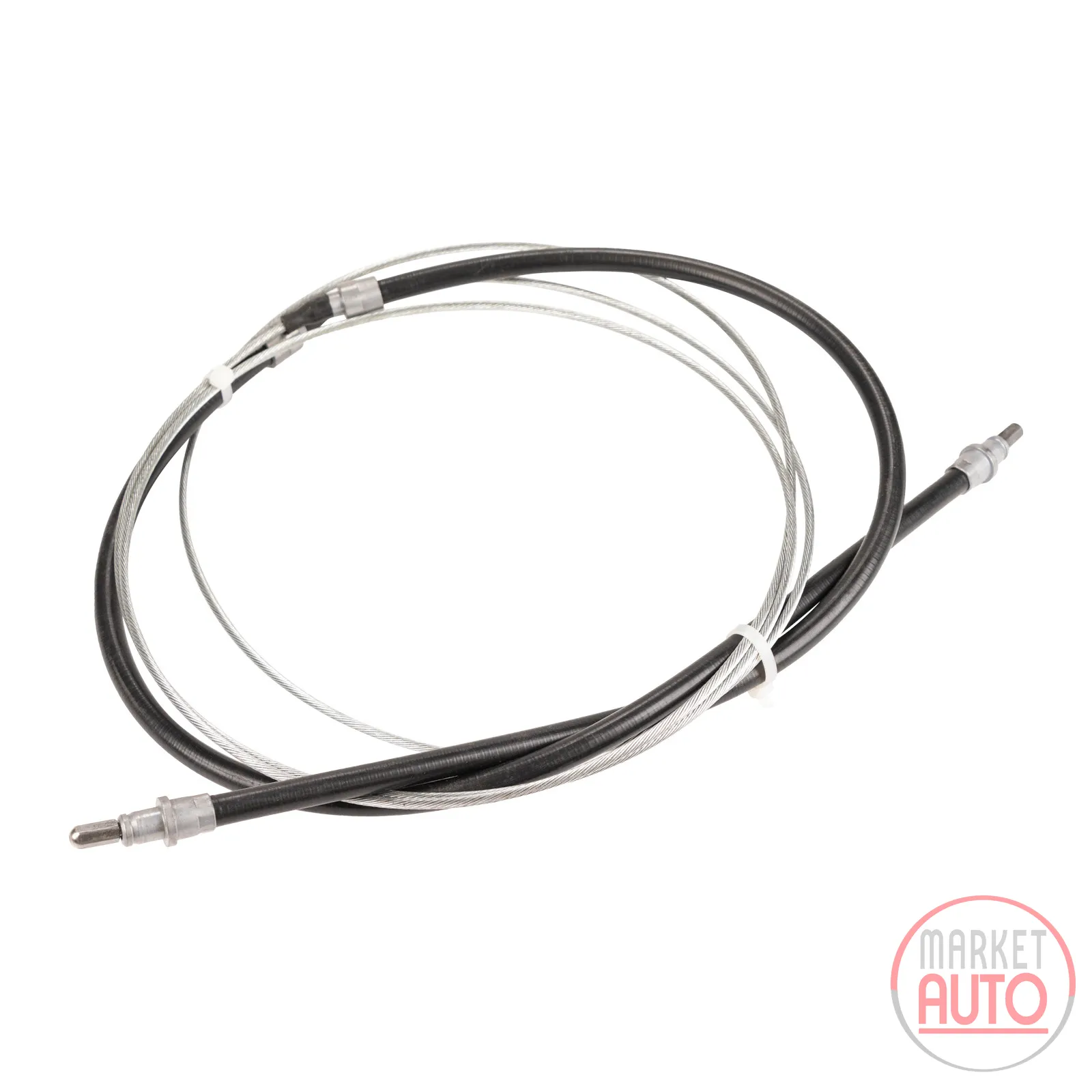 Handbrake cable ALKO axle L1=3570 L2=2 X 620 mm