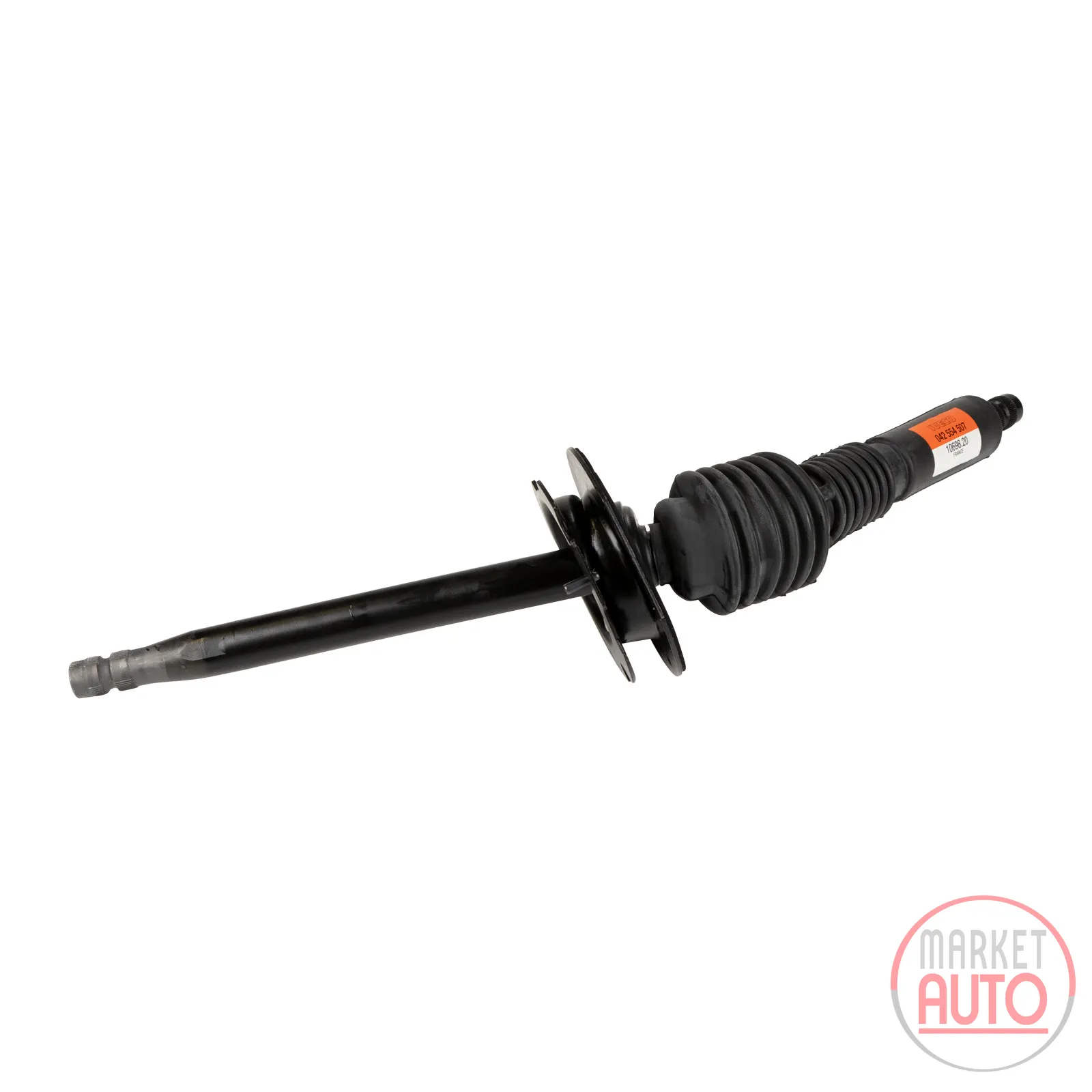 Cardan shaft with universal joint for steering column