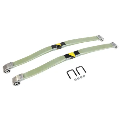 GFK leaf spring set standard rear + mounting bracket MUBEA
