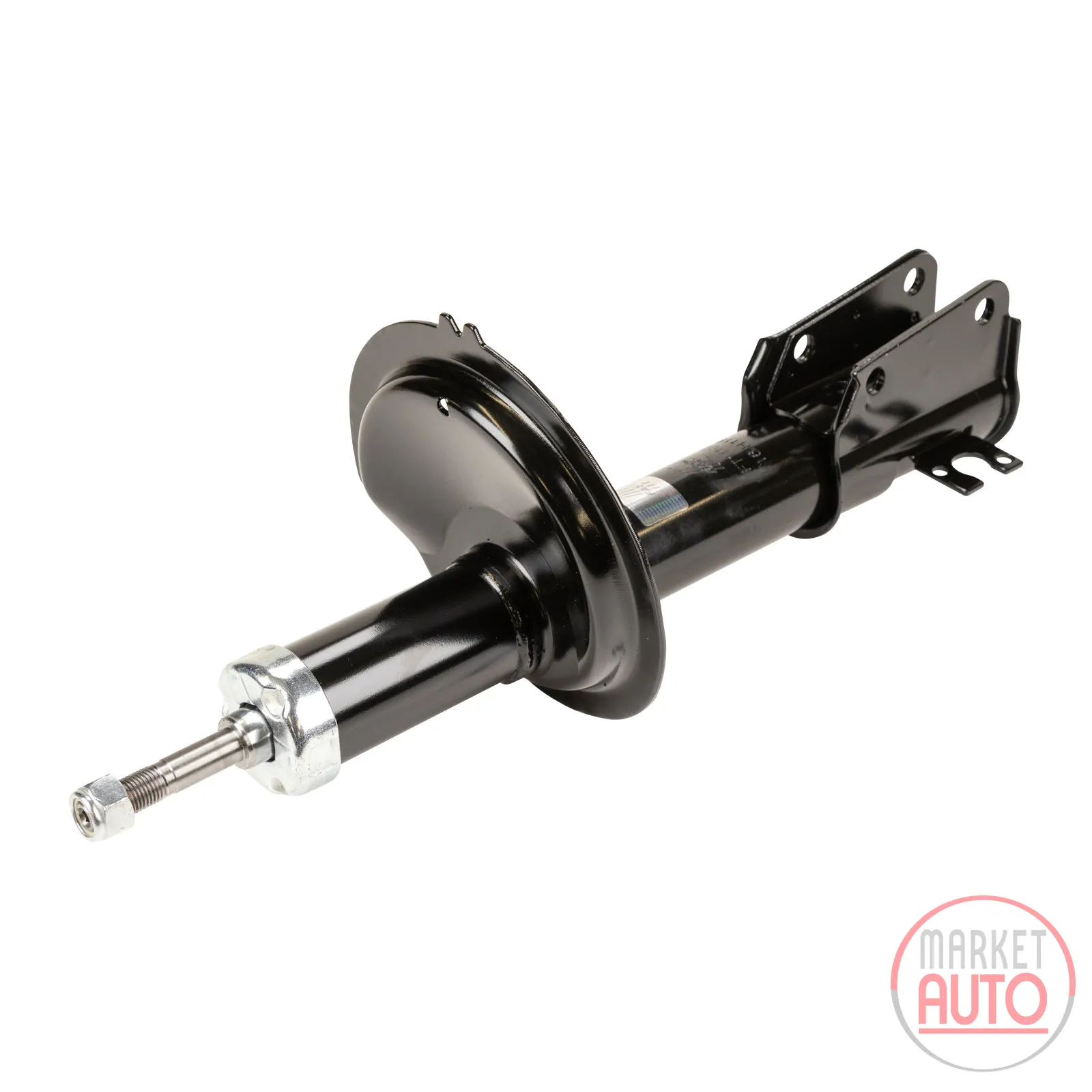 Front shock absorber oil pressure