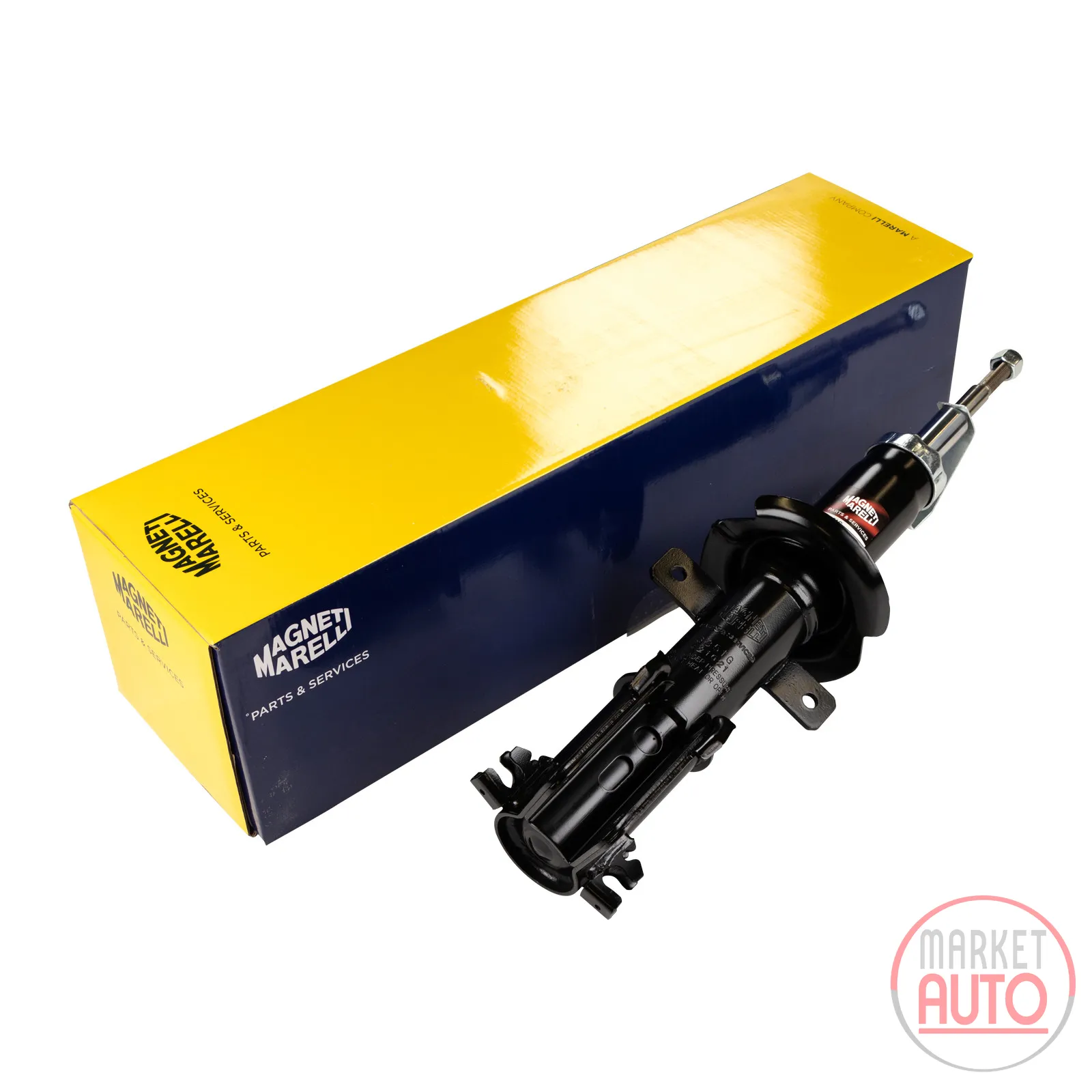 Front shock absorber gas pressure