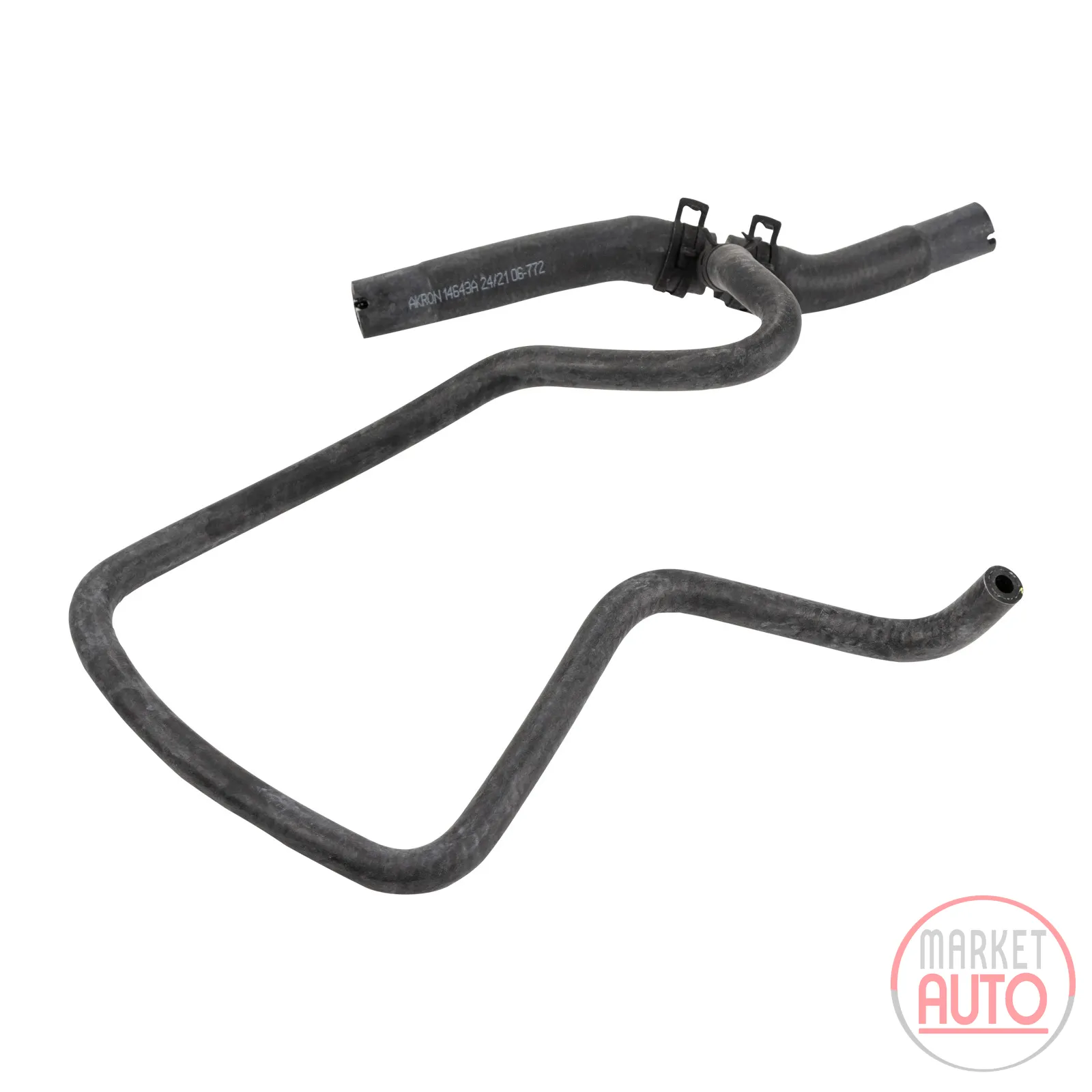 Heater hose outlet
