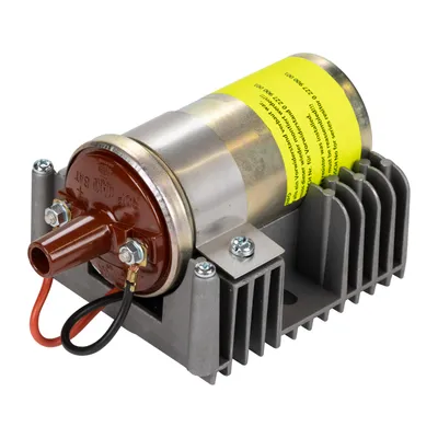 Ignition coil with module+heat sink