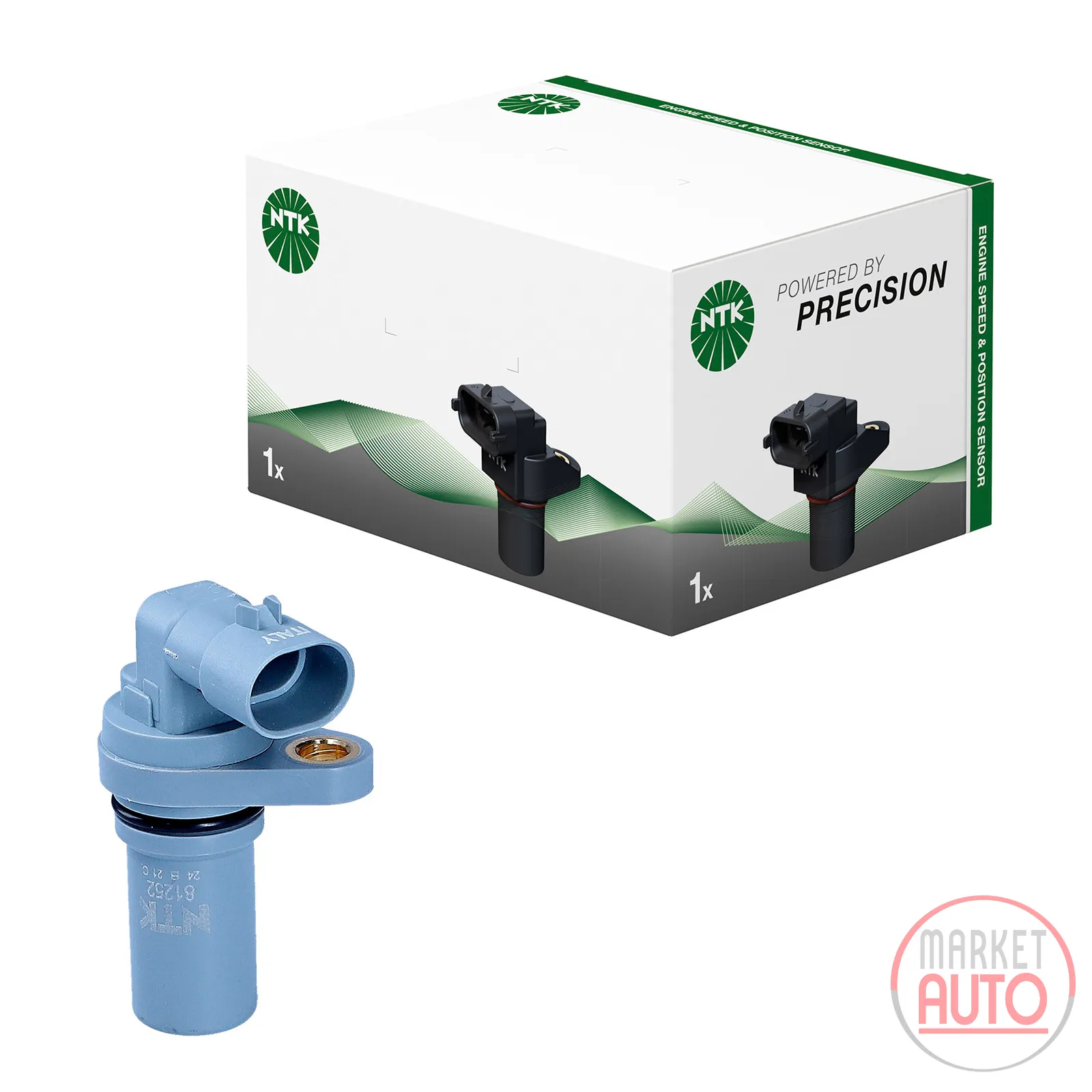 Inductive sensor crankshaft pulse generator