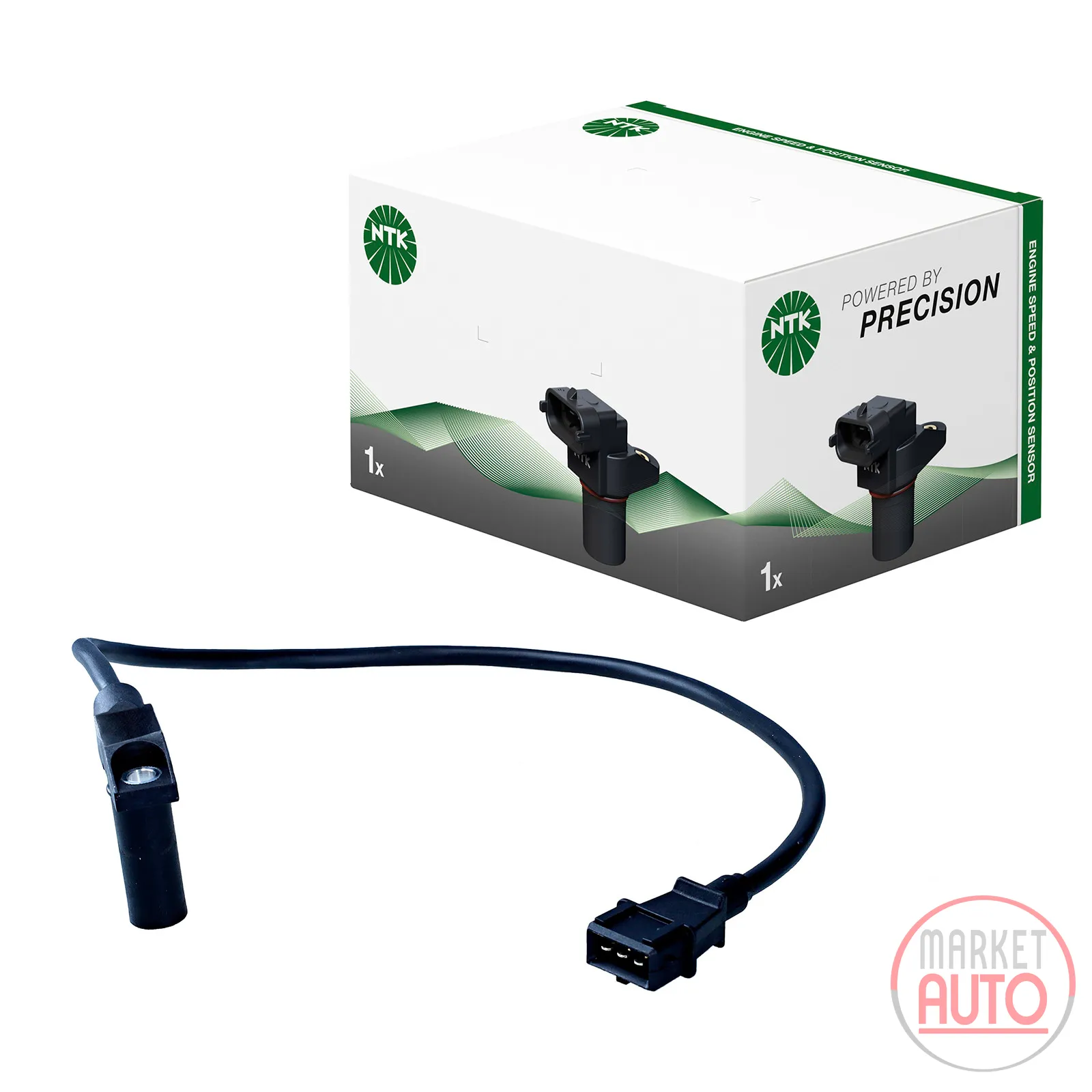 Inductive sensor crankshaft pulse generator