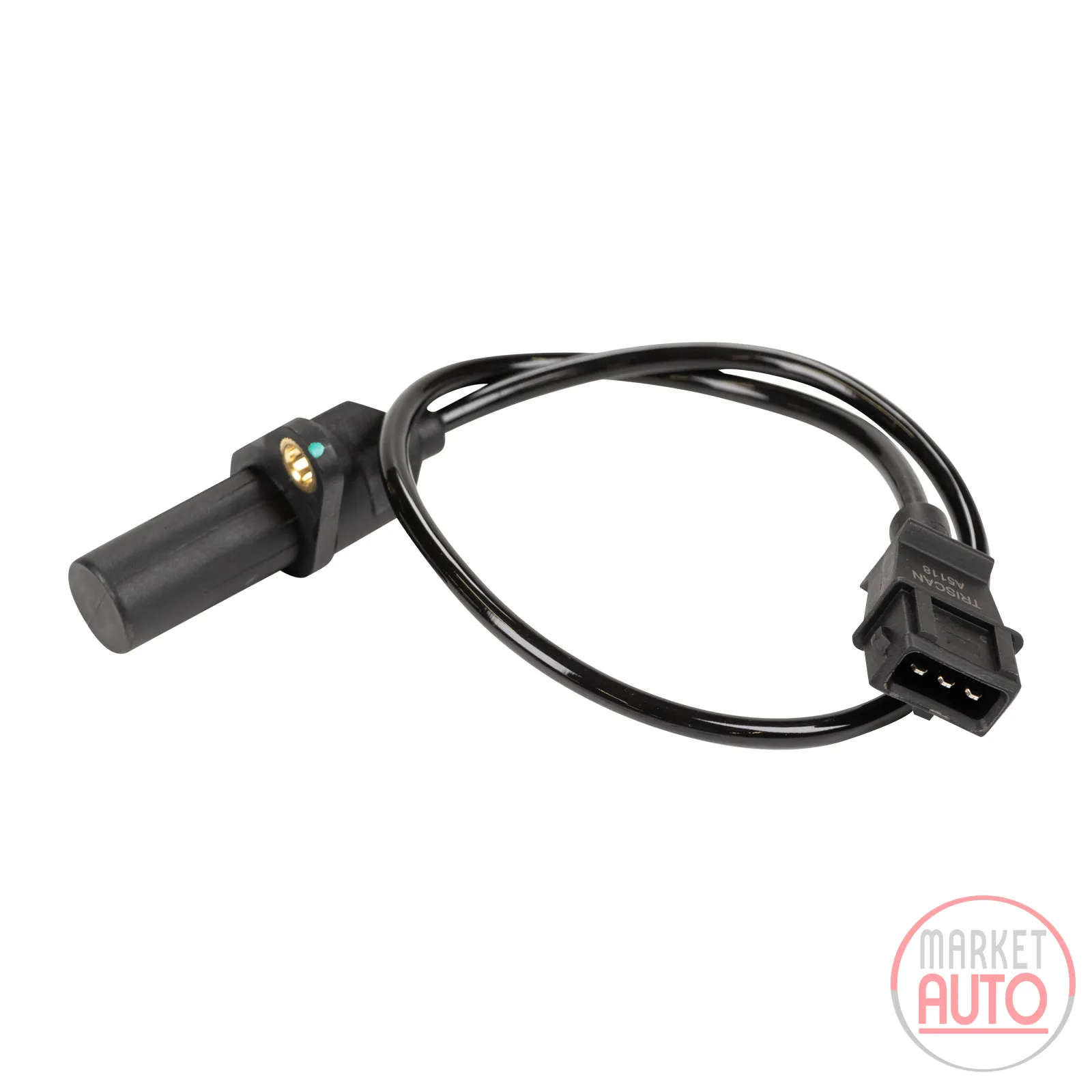 Inductive sensor crankshaft