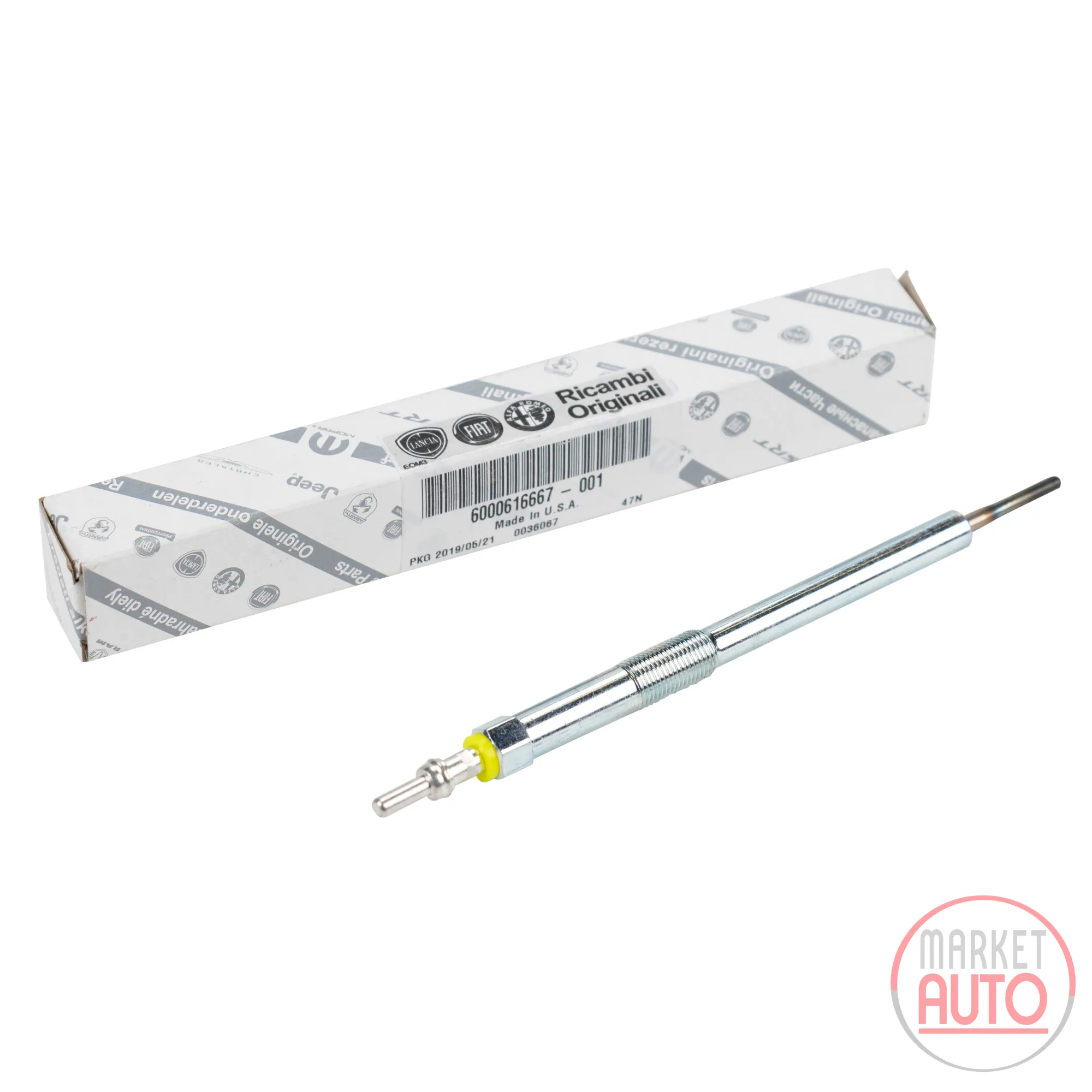 Glow plug (M10 X 1.00mm) L=163 mm original