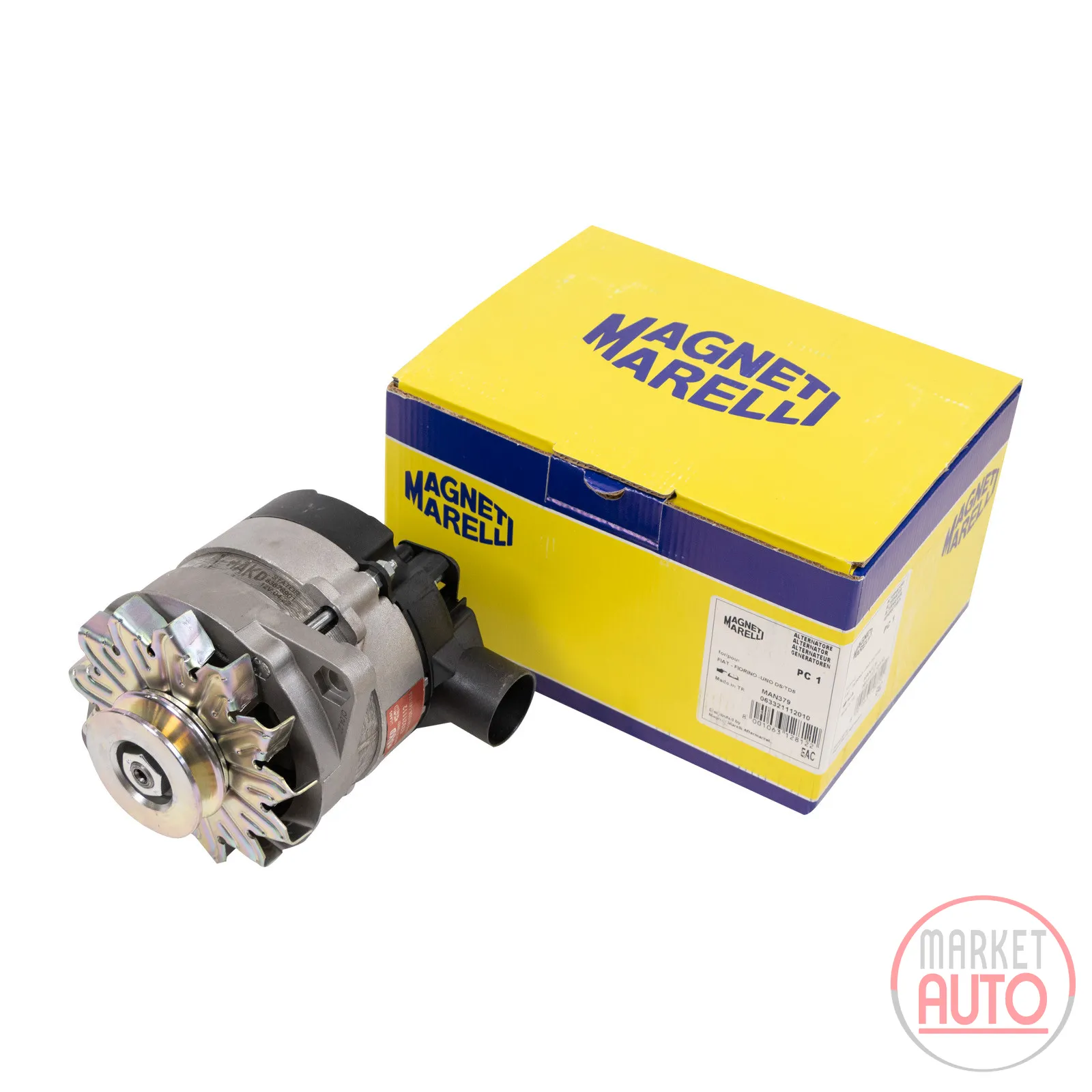 Alternator New Magneti Marelli 55 A 68 Pulley