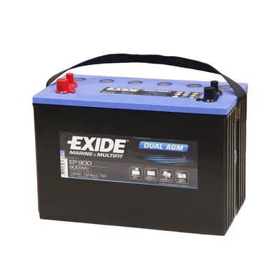 EXIDE Dual AGM Battery 900 Wh
