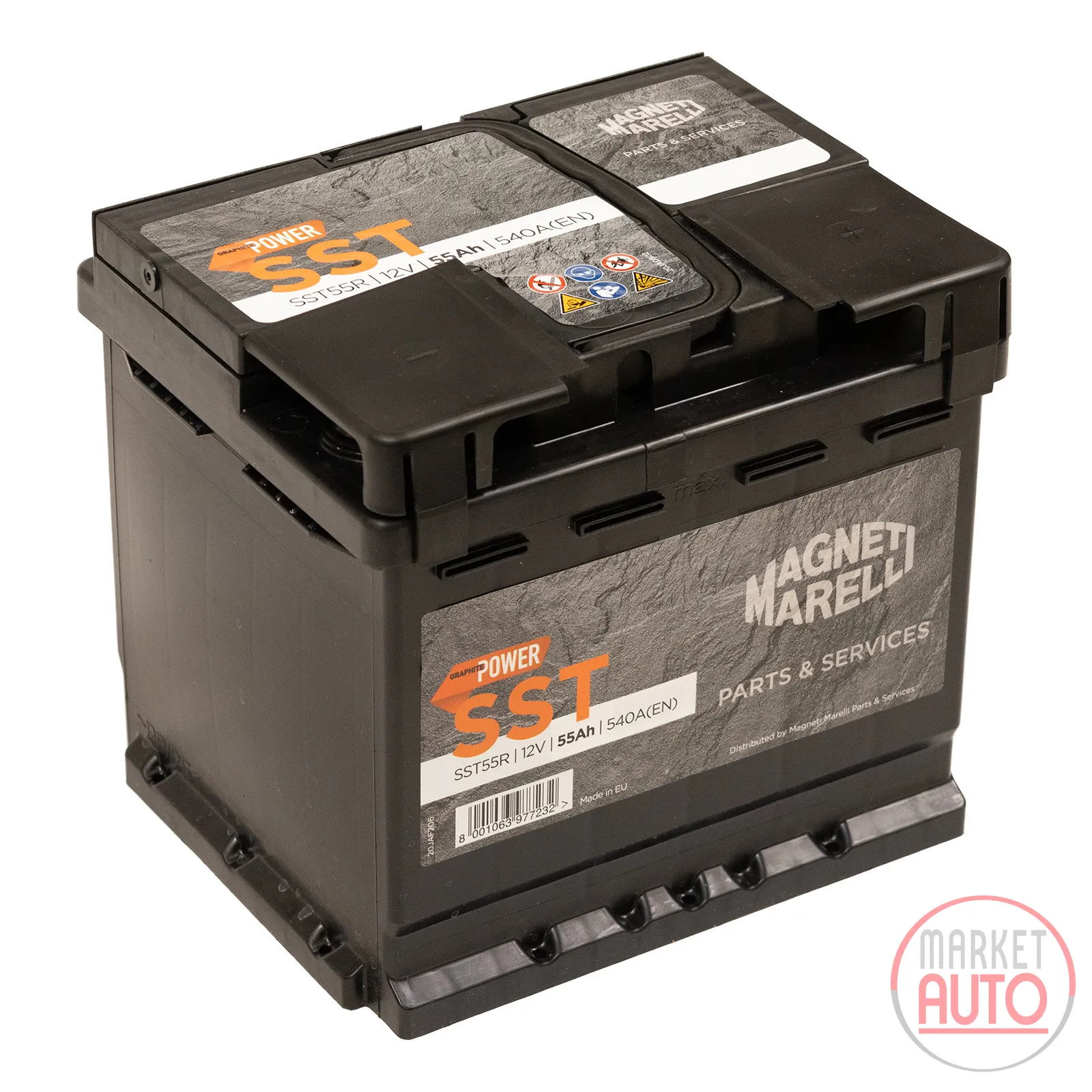 Battery 55AH 480A SST55R Start/Stop