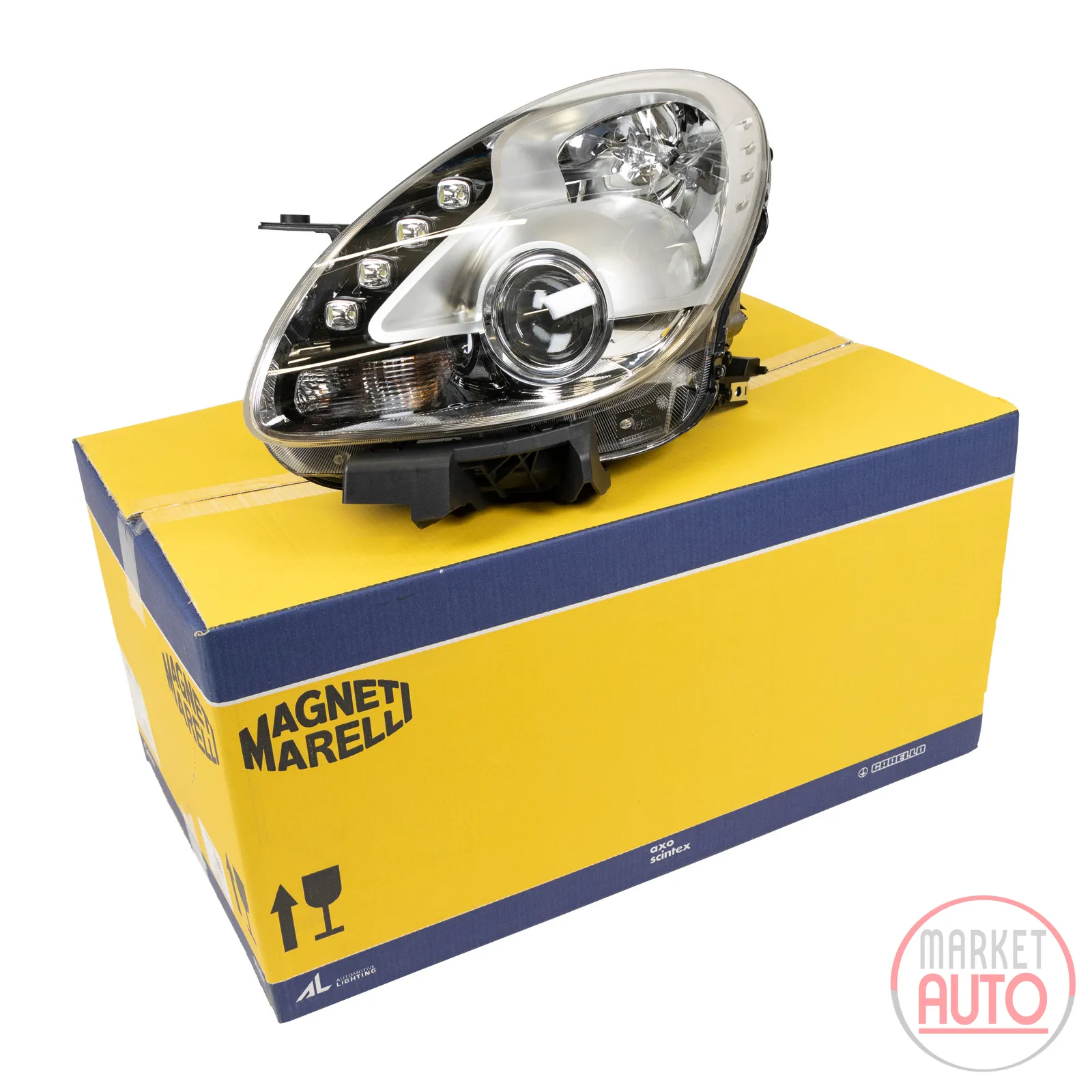 Headlight front left Magneti Marelli