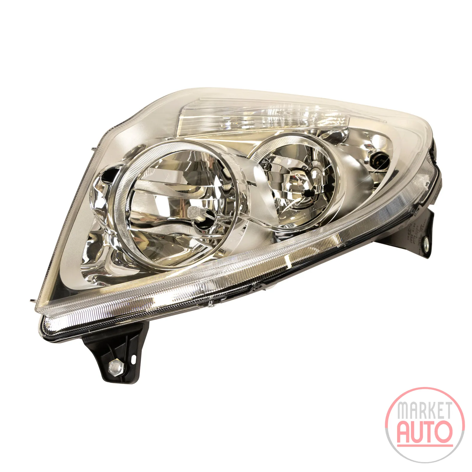 Right headlight without fog