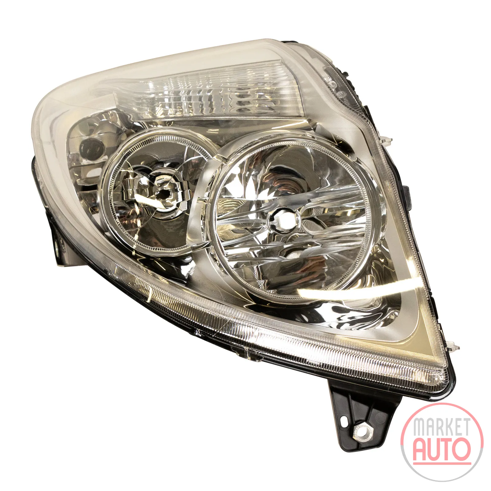 Headlight left without fog