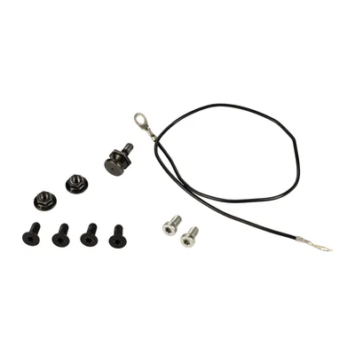 Grounding cable with screws for the swivel bracket