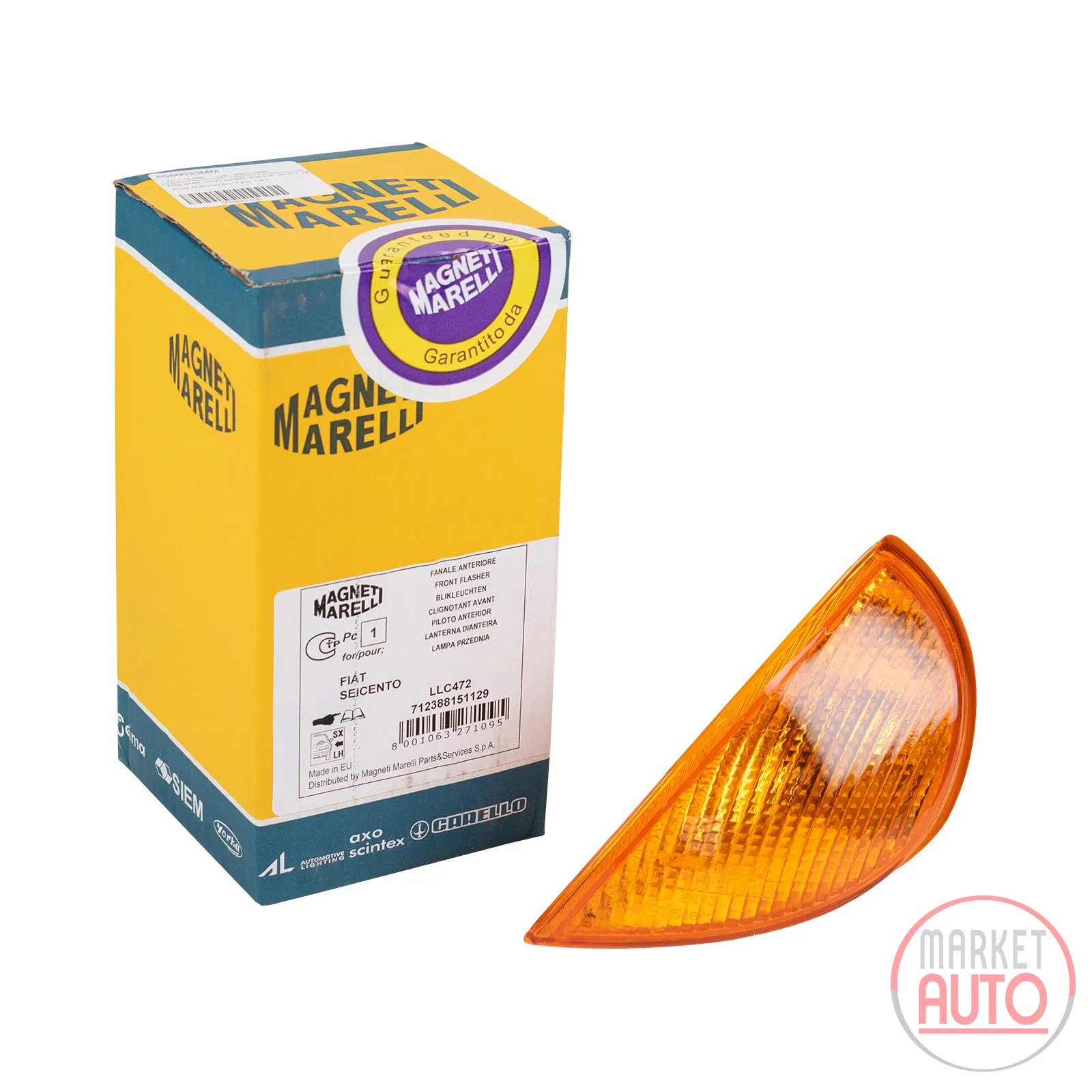 Indicator complete front left yellow Magneti Marelli