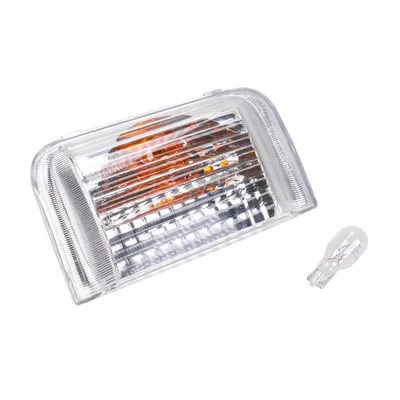 Indicator cap left in mirror for 16 watt indicator + glass base lamp 16W bulb