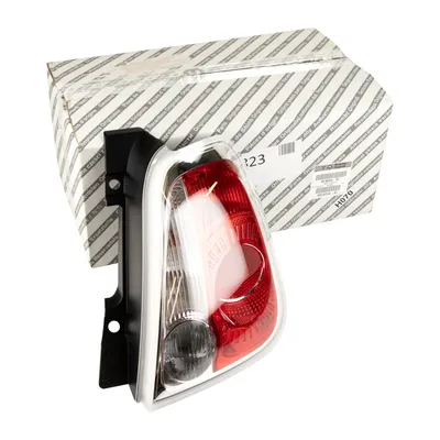 Tail light right white border original