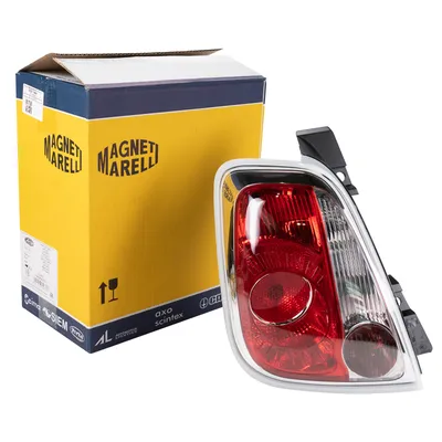 Tail light left white border Magneti Marelli
