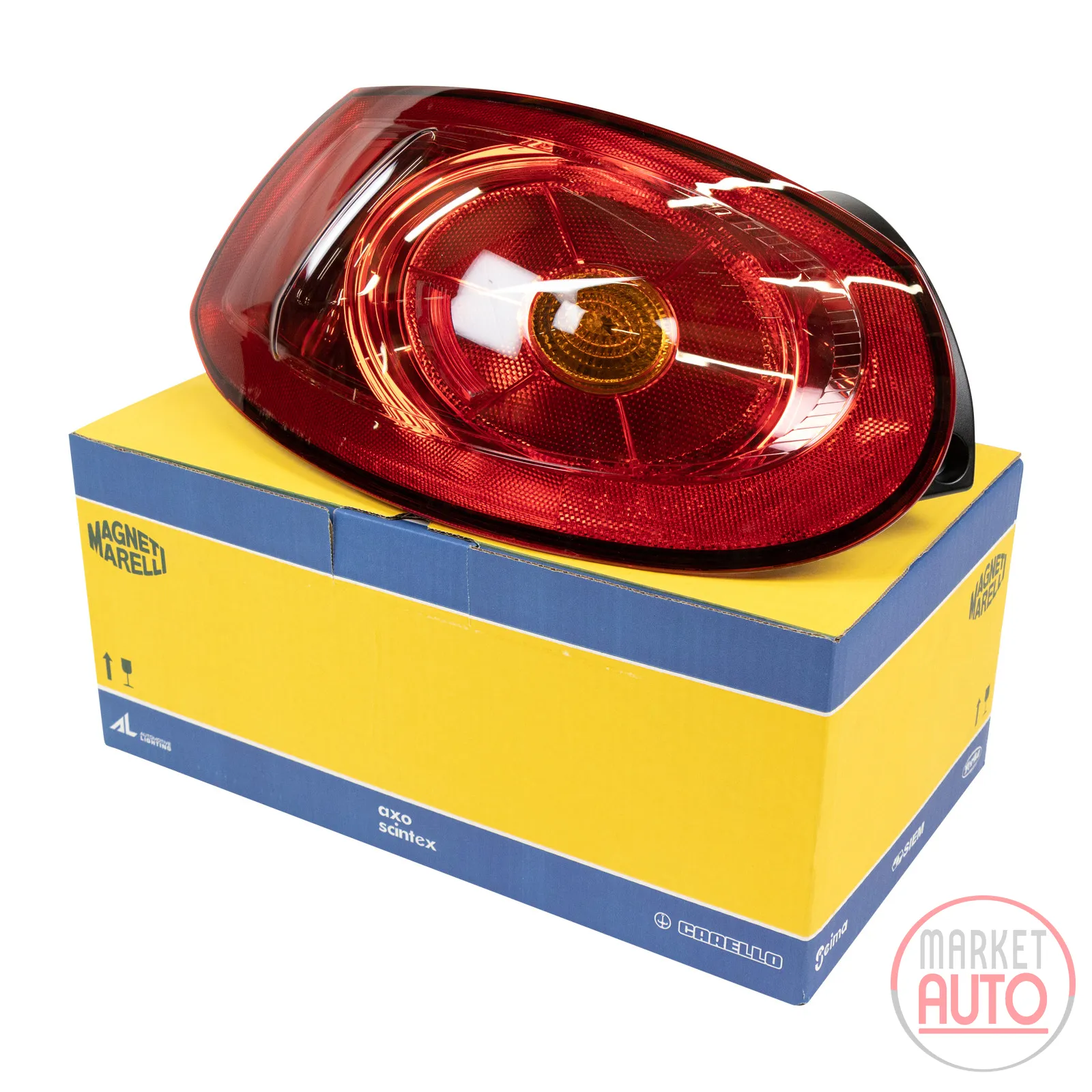 Tail light rear left with E-part Magneti Marelli