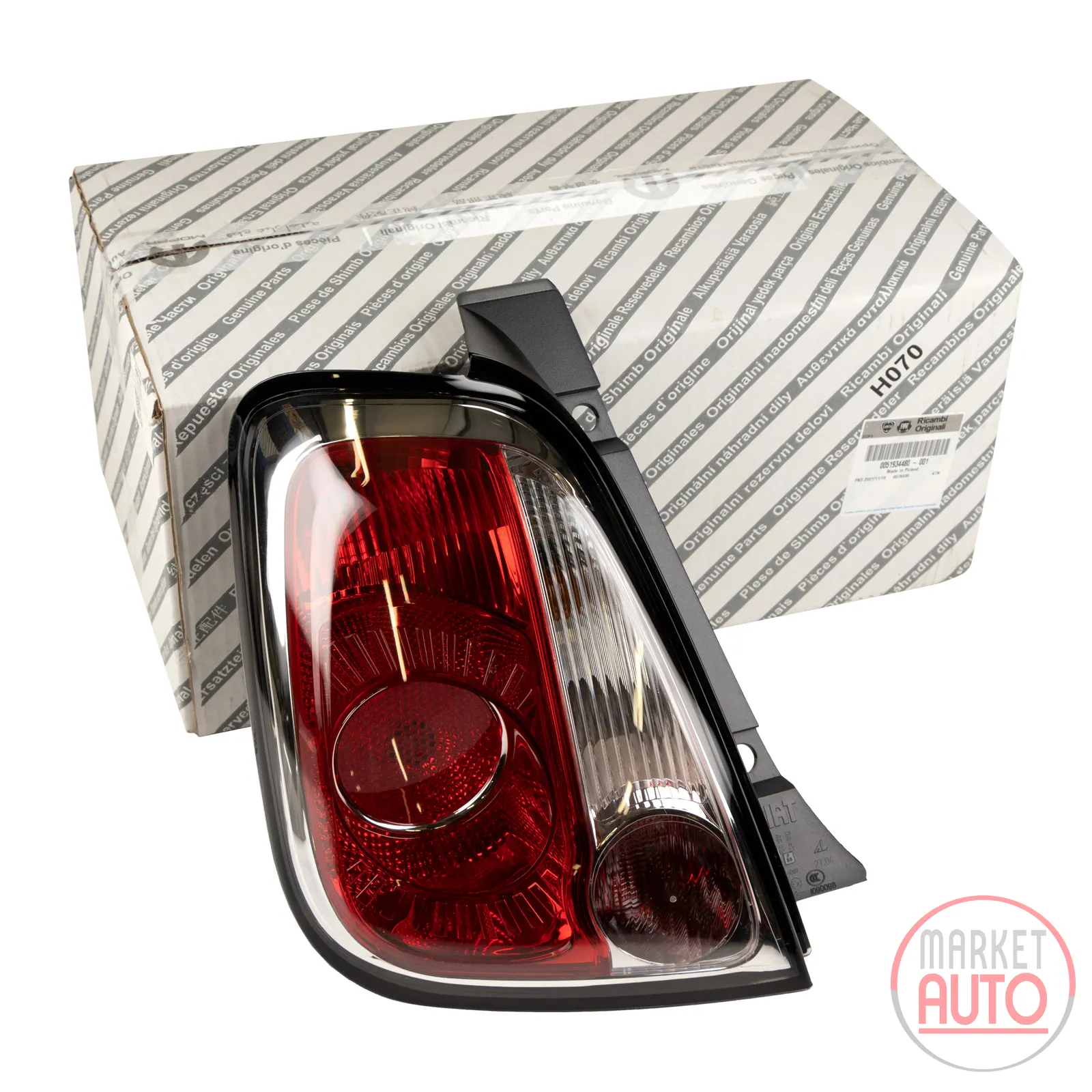 Tail light left black border