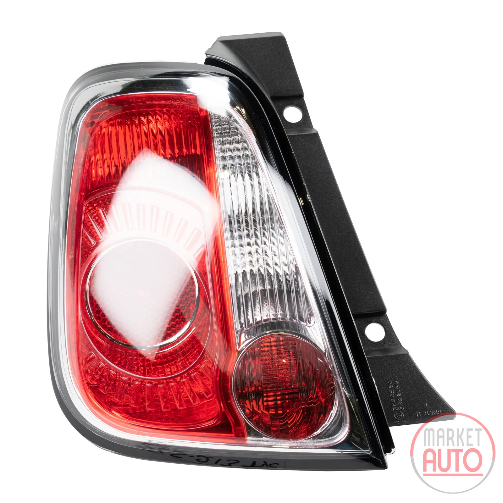 Tail light left black border