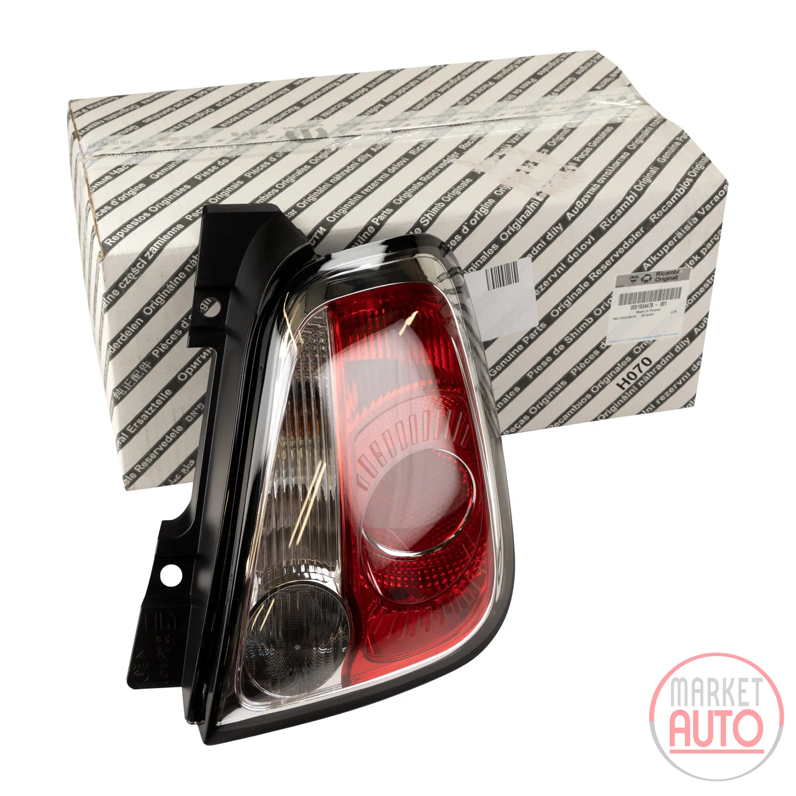Right tail light black border