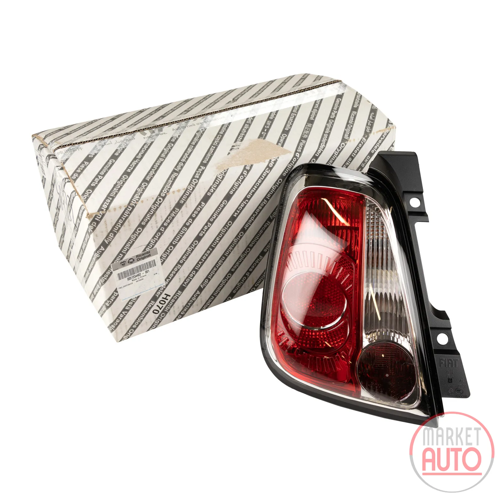 Tail light left black border