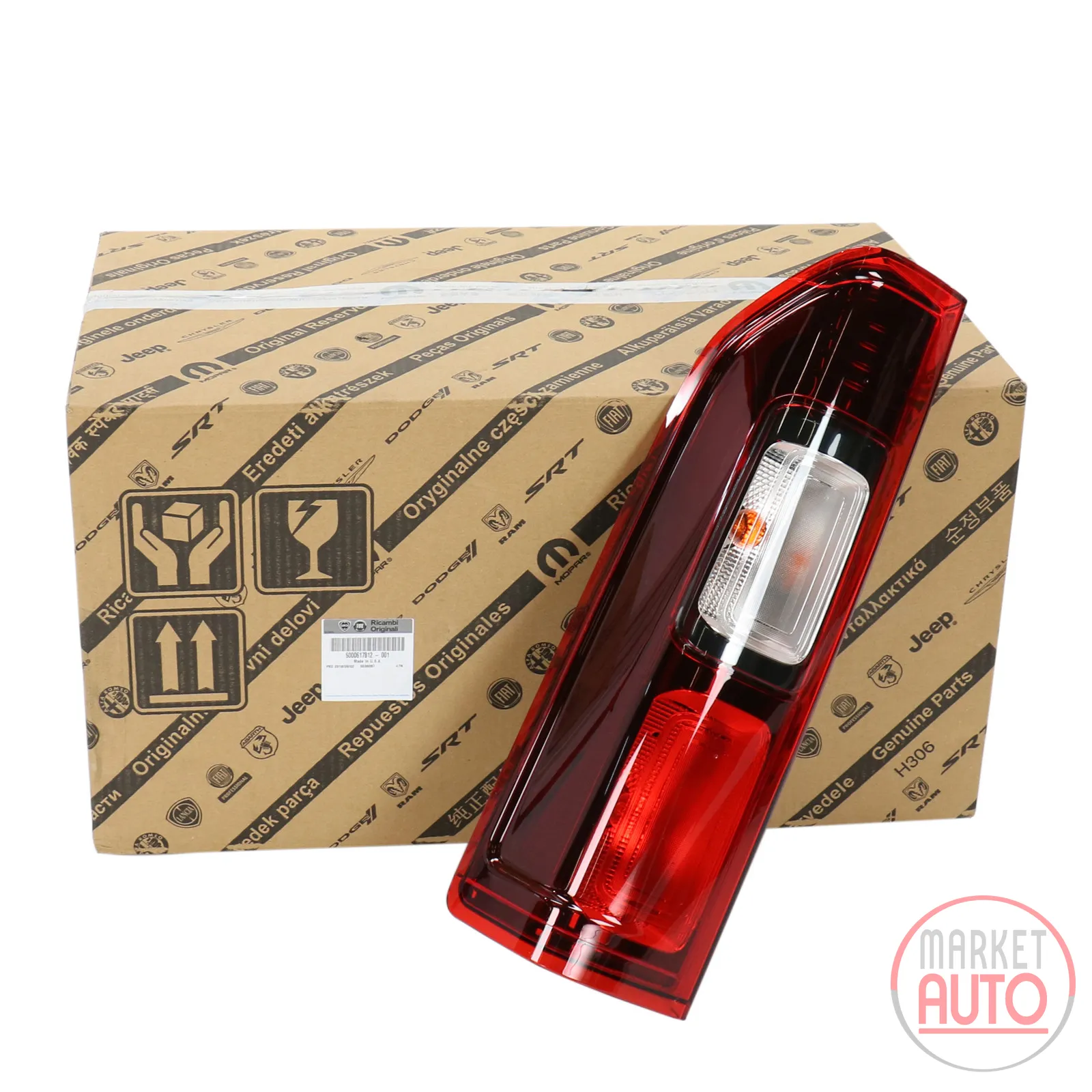 Rear light top left original