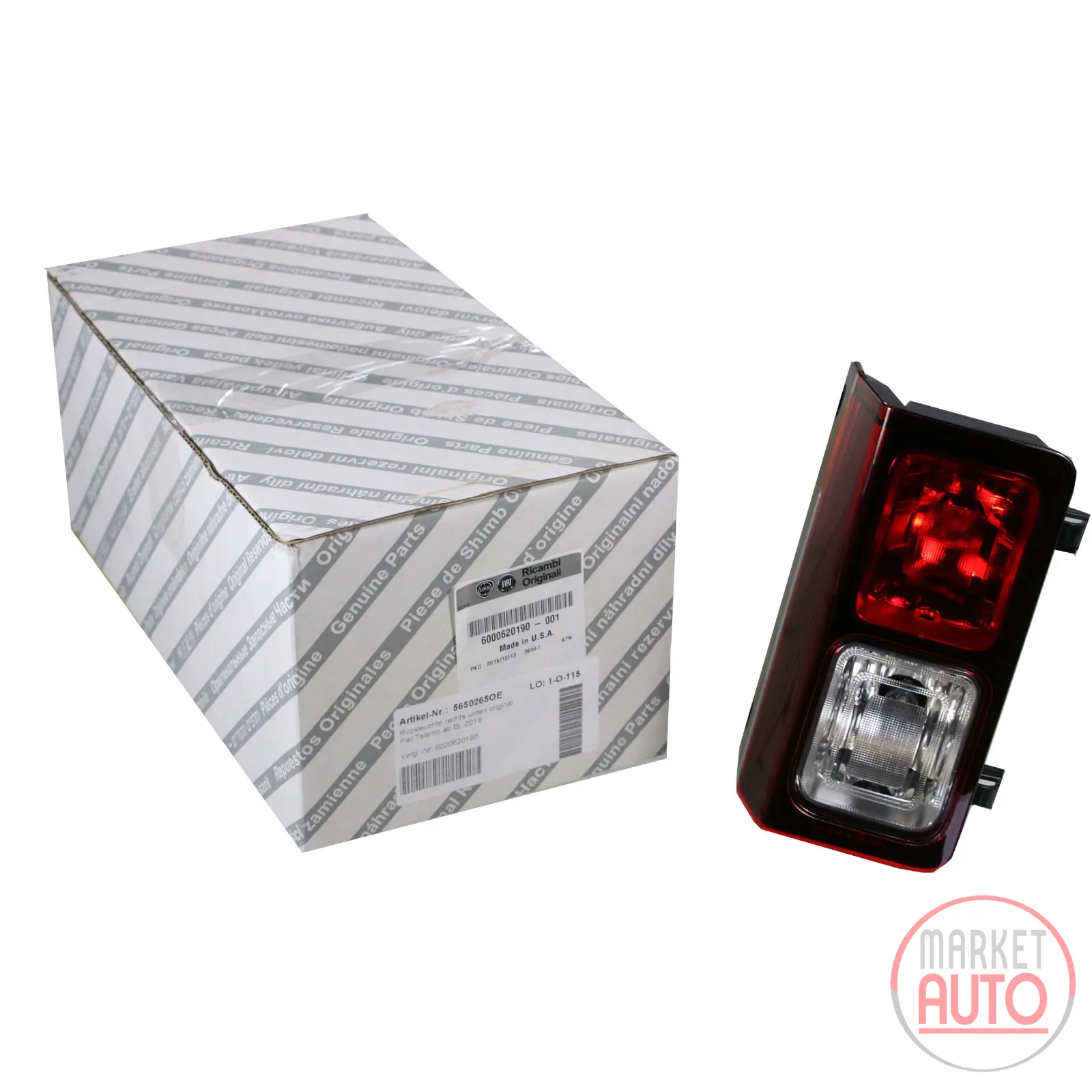 Rear light bottom right original