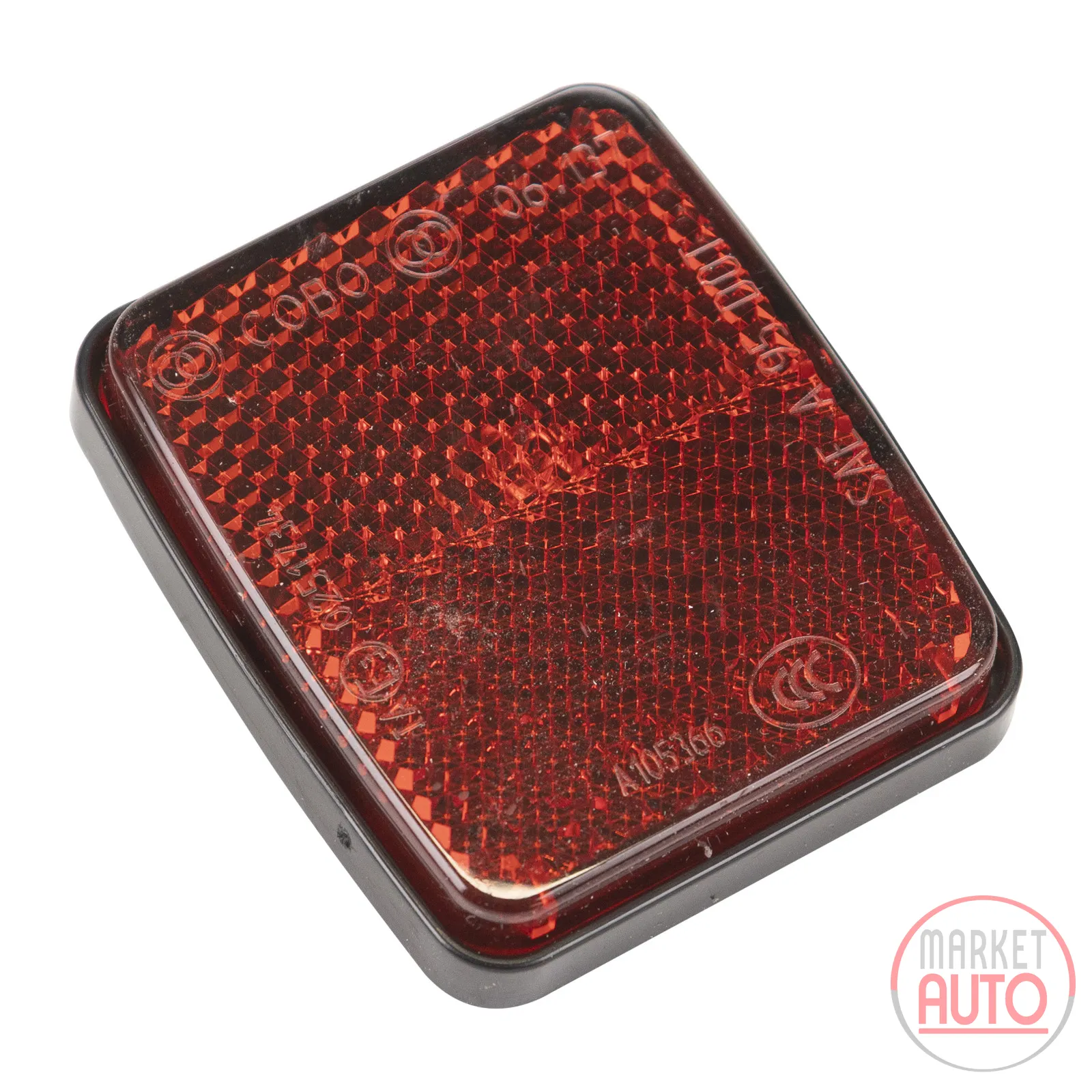 Reflector red bumper corner