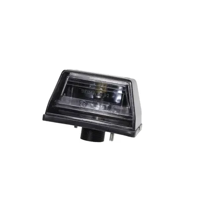 License plate light left
