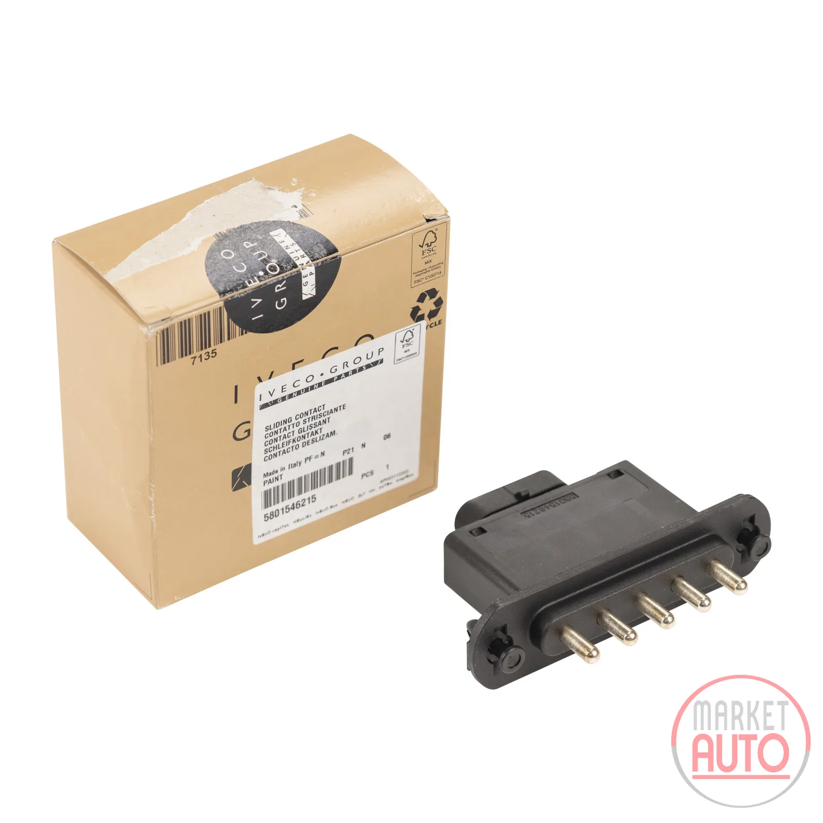 Slip ring, contact