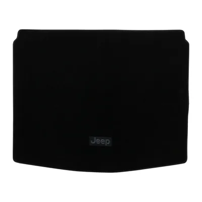Velours trunk mat in black