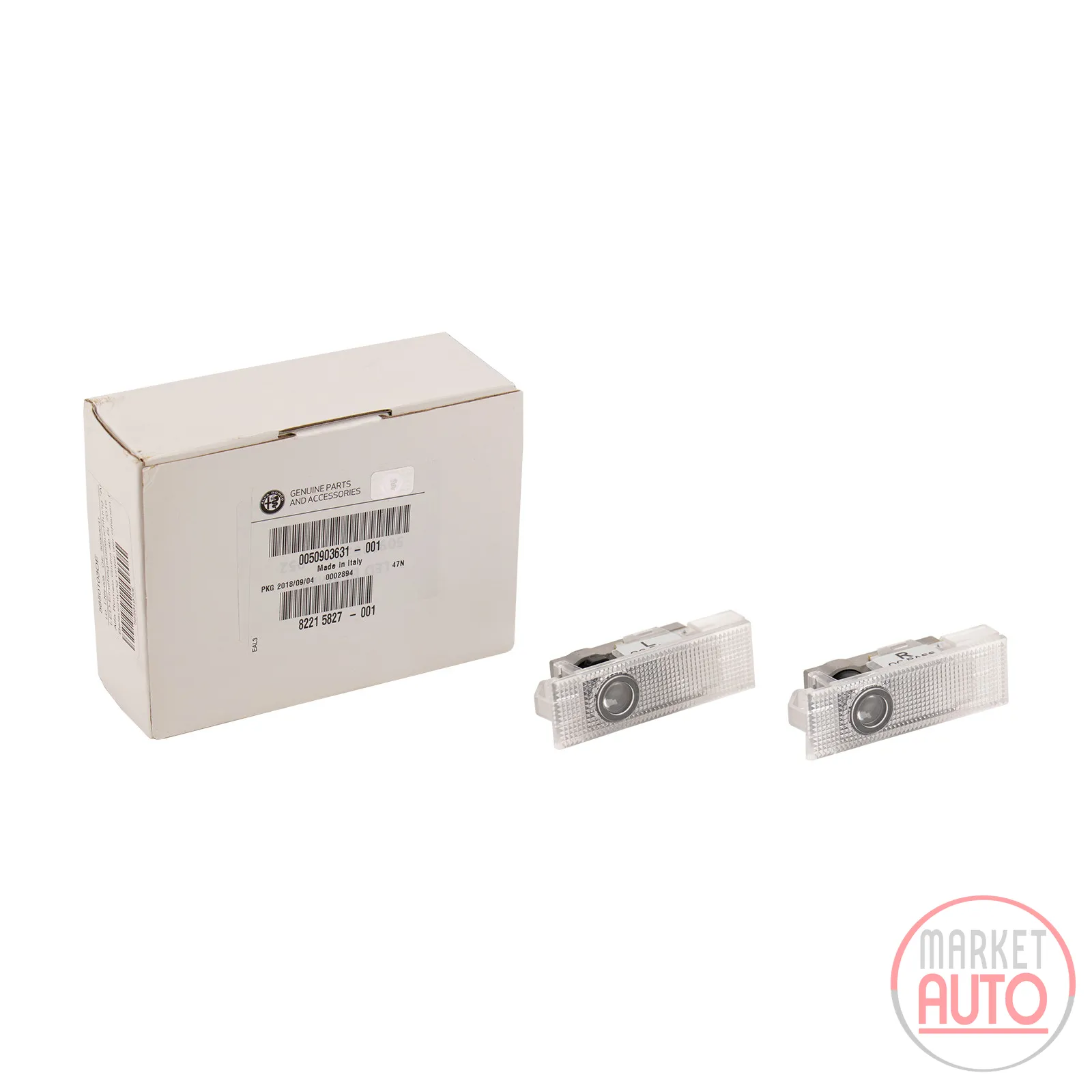 LED entry lighting ",Alfa Romeo", white set of 2 for front doors