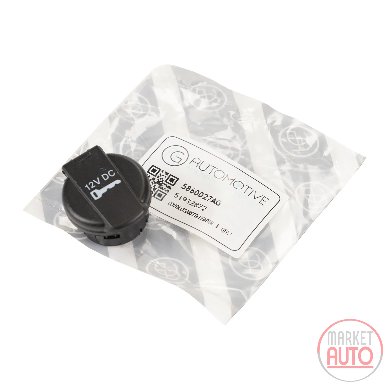 Cover cap for cigarette lighter socket