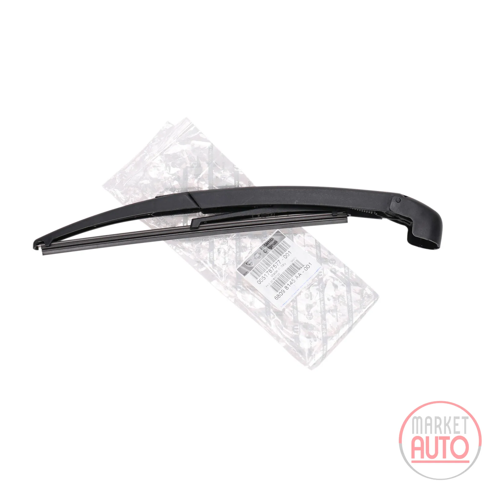 Wiper blade with integrated wiper arm