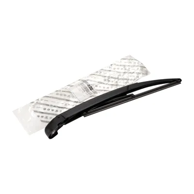 Rear wiper arm with integrated wiper blade