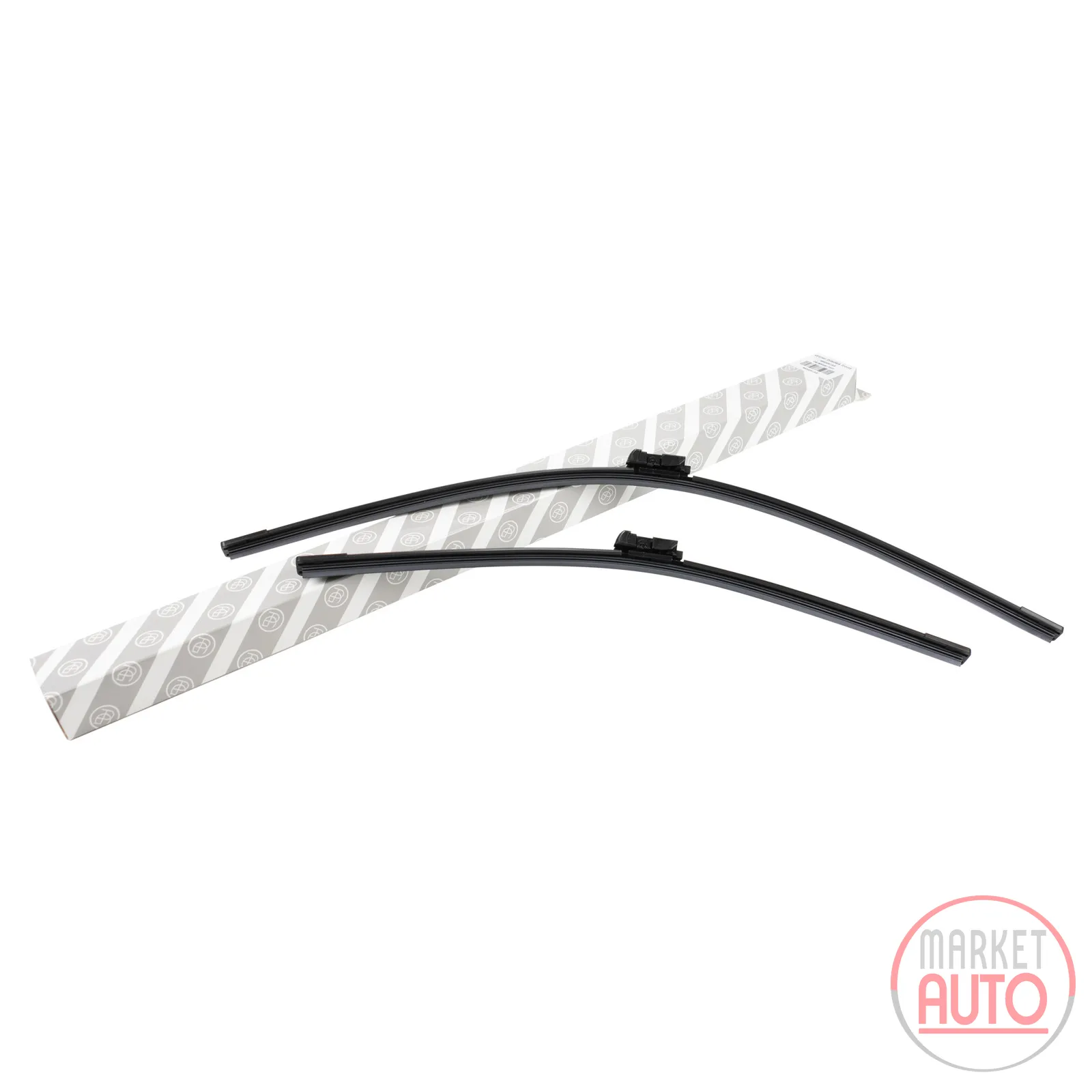 Wiper blade set Flat Blade front 65-48cm