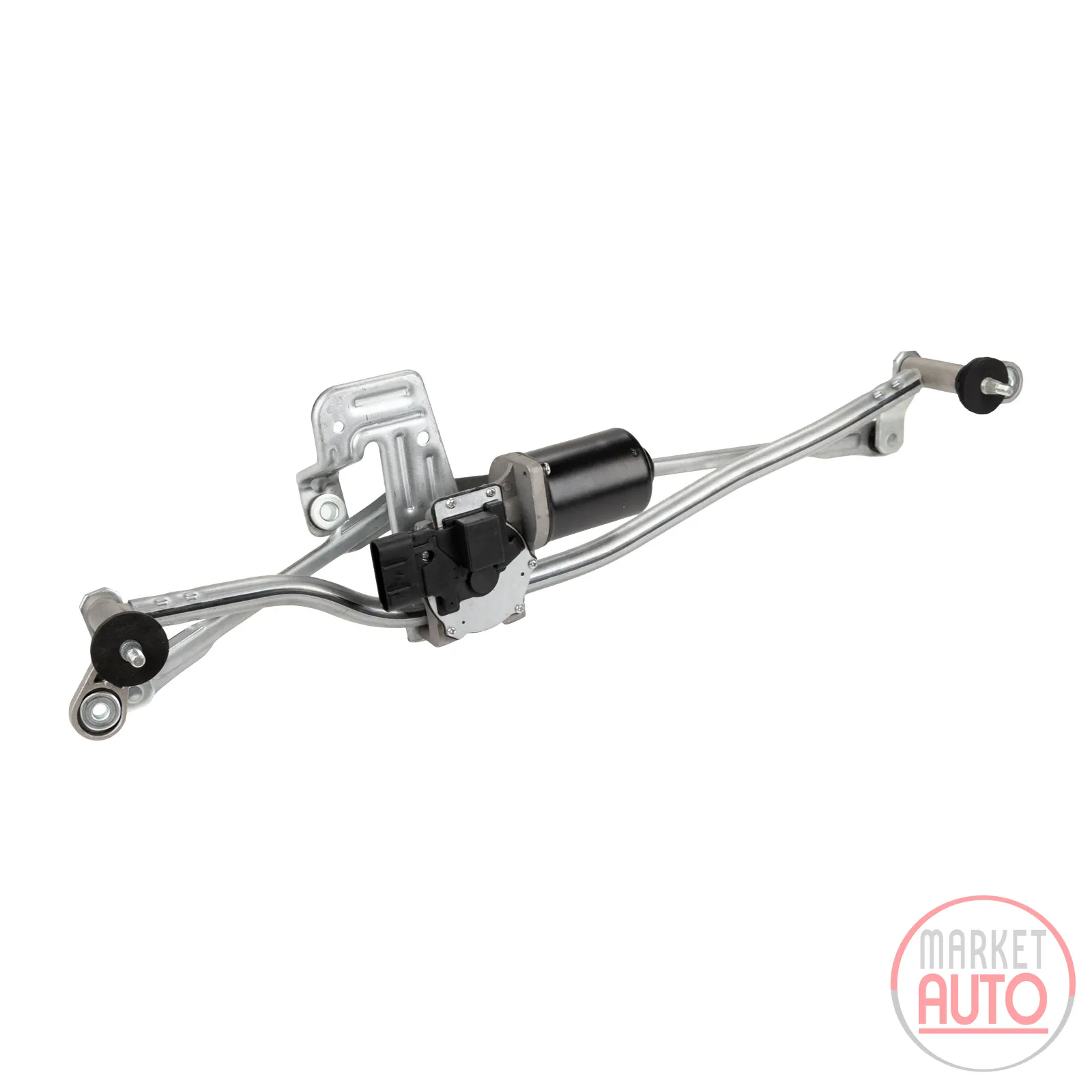 Wiper linkage complete with motor