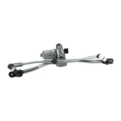 Wiper linkage complete with motor