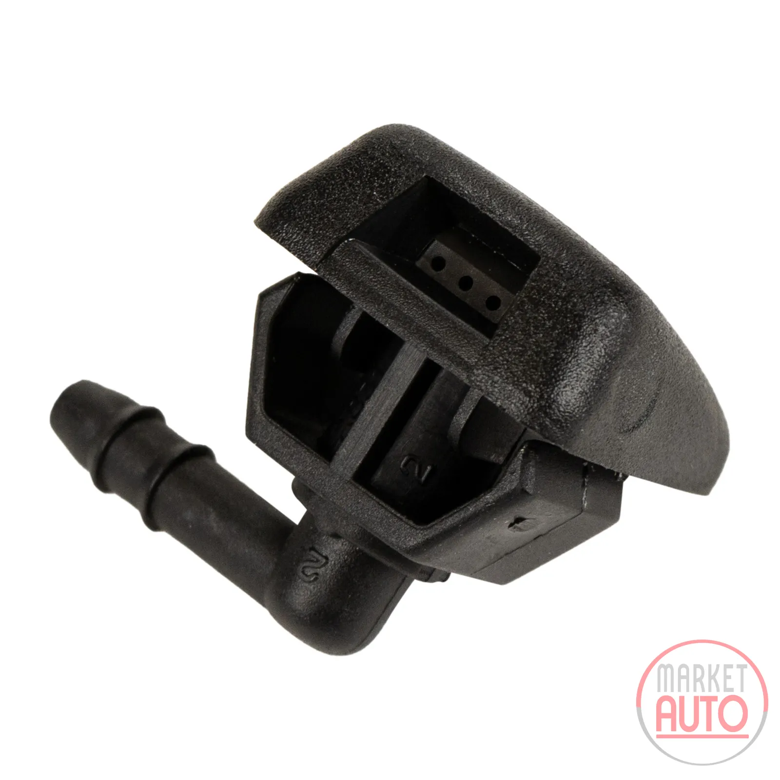 Windscreen washer nozzle black