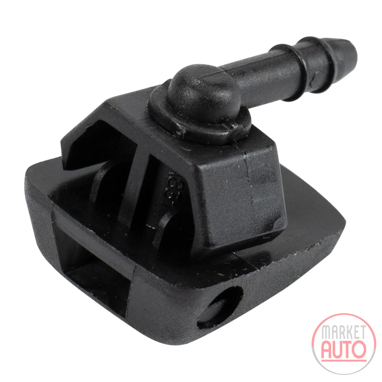 Windscreen washer nozzle black