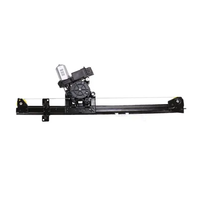 Electric window lifter front left with motor on the rail