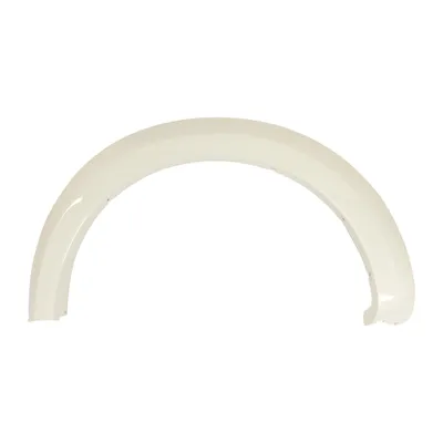 Wheel house panel with widening complete front right white