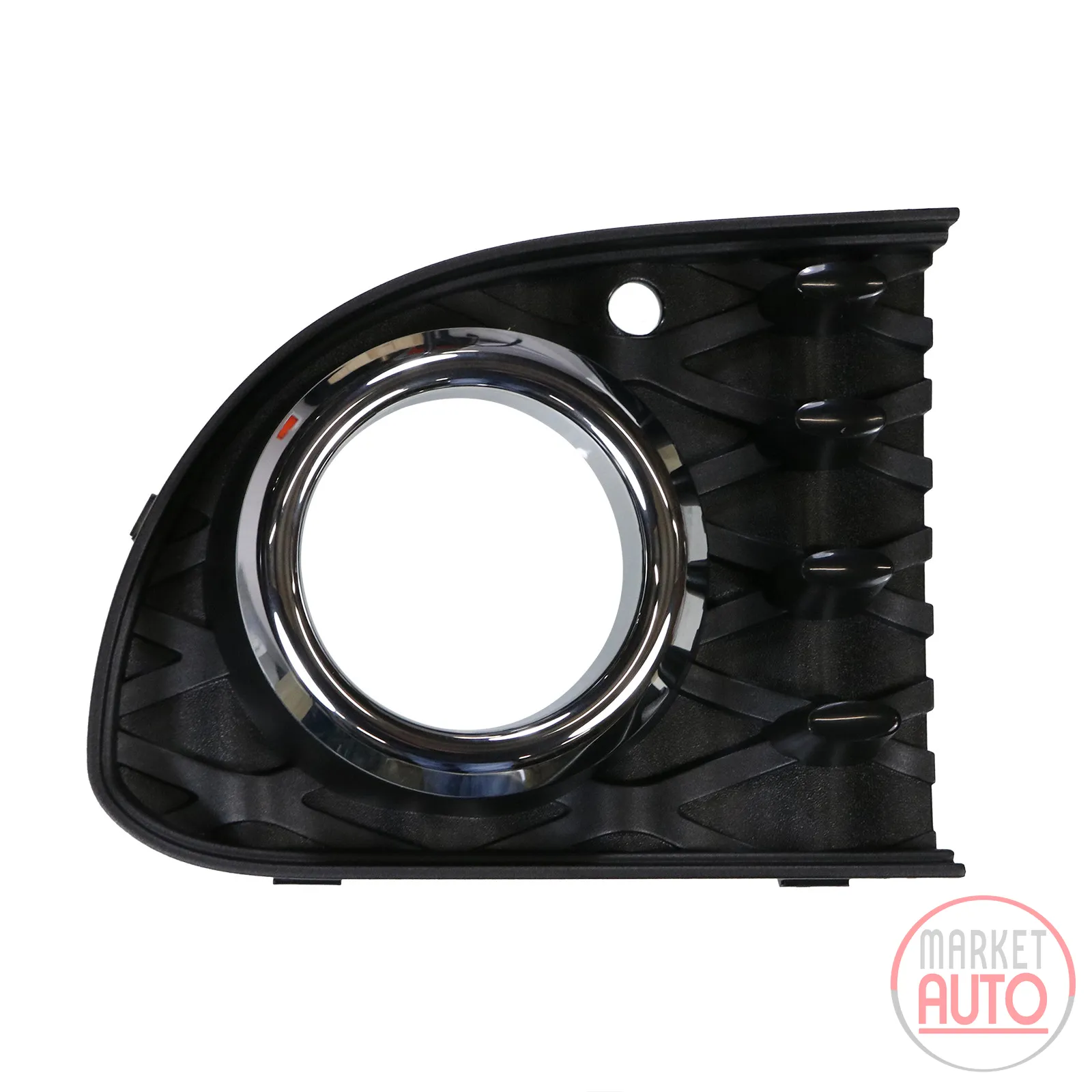 Left front bumper trim with fog light