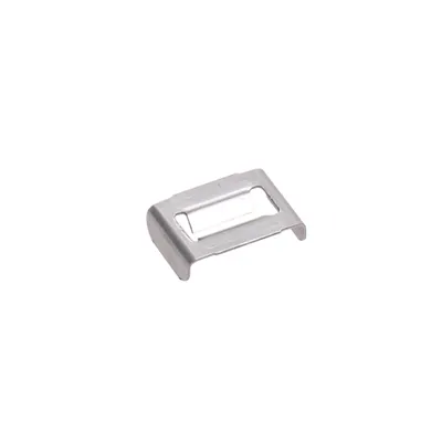 Clamp for the grille front bumper
